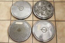 4 ORIGINAL ALTE METALL-RADKAPPEN FÜR OPEL KADETT B C #10659