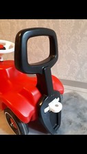 Schwarze Bobbycar Rückenlehne und Lenkfeststeller für Fahranfänger 
