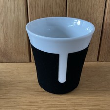 Kahla Becher Touch Schwarz Porzellan