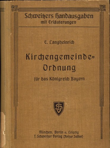 Kirchengemeindeordnung für