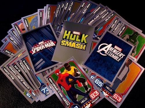 Topps marvel hero attax serie - attax,