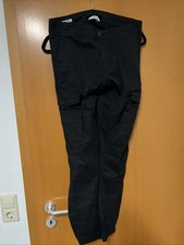 Jack & Jones Herren Hose Cargohose Stoff Schwarz Gr. 31/32 Lang Neu Ungetragen