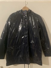Lack Regenmantel Vinyl Regenjacke von New Look Gr. 34 XS Cute Süß
