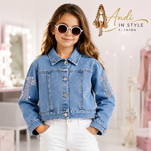Mädchen jeansjacke - 💙,