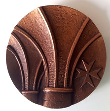 Kunst Medaille auf den  Orden der Johanniter aus dem Jahr 1980