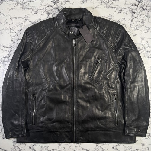 Belstaff herren schwarz - belstaff, leder