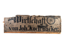 Antikes wirtshausschild holz - antikes,
