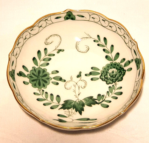 Meissen schale indisch - schale, grün