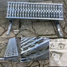 Trittstufenset (2) neu Schornsteinfeger Tritt verzinkt 800x250 mm