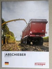 Krampe Rambody Tandem Tridem Abschiebewagen Prospekt Traktor Bulldog Schlepper 