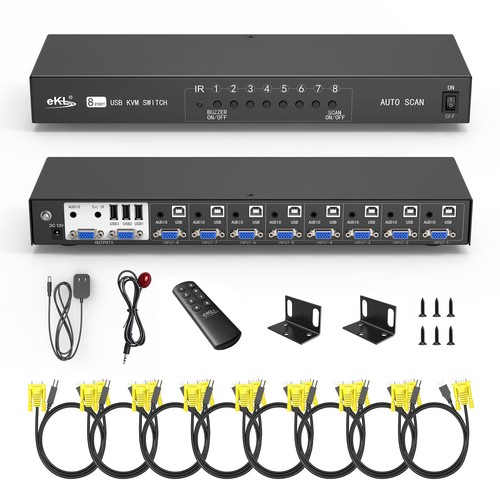 Ekl vga kvm switch - vga, 8