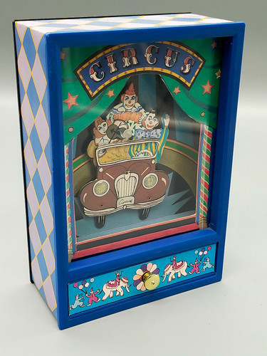 Vintage circus spiel - spiel, mit