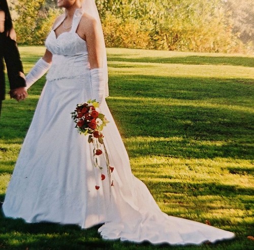 Braut kleid lohrengel weiß - kleid,