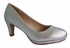 BRAUTSCHUHE ABEND PUMPS SILBER