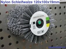 Satinierwalze, Nylonbürste Schleifbürste für Satiniermaschine,  120x100x19mm