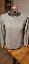 Damen Pullover grau Gr. 34 m