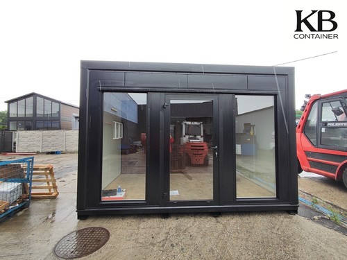 Schwarze bürocontainer - bürocontainer, /