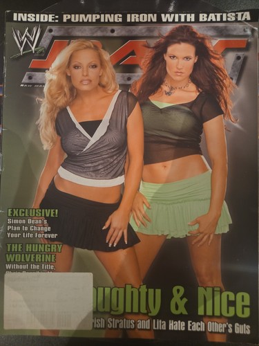 Wwf wwe raw magazine - magazine, trish