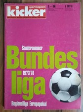 Kicker Sport-Magazin ⚽️ Sondernummer BUNDESLIGA 1973/74 komplett& unbeschnitten 