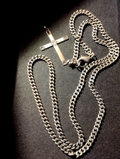 925 Silber Panzerkette  +