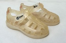 Badeschuhe Gr. 22 Wasserschuhe Sandalen Schwimmschuhe Gummi Kinder Strand beige