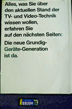 GRUNDIG PROSPEKT, 12 SEITEN,VS