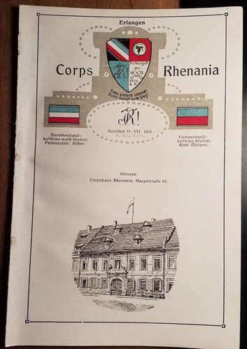 Erlangen corps rhenania - erlangen,