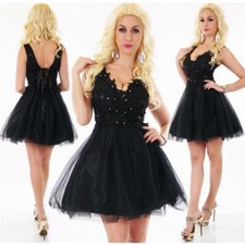 Kurzes linien ballkleid mit - a-linien,