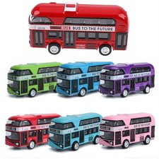 1 pcs Kid Autos Spielzeug Pull Back 1:43 Double Decker London Bus Spielzeug