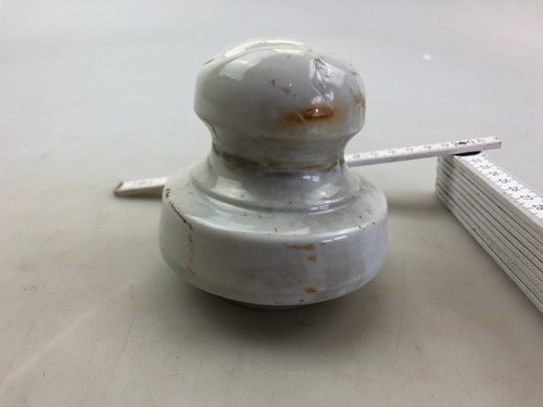Antiker porzellan isolator - porzellan,