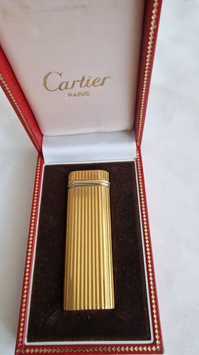 Cartier godron feuerzeug oval - feuerzeug,