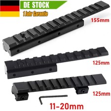Schienenadapter Prismenschiene Weaver Picatinny Zielfernrohrmontage 11mm-20mm ~