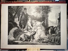 Tristans Tod HOLZSTICH 1886