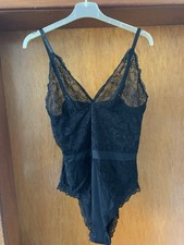 Spitzenbody Schwarz Gr.38-40