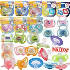 2x Nuby, Peppa Pig Ortho Glow in Dark Cheery Baby Schnuller Schnuller/Schnuller 0-36m
