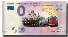 Geldschein 0 Euro ¨ Russland Trans Siberian Express Farbe 2019 Nummer Versch