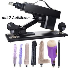 Automatischer Sexmaschine mit 7 Aufsätzen Sexspielzeug für Paare Frauen Männer