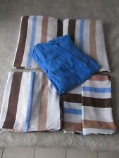 Wende Bettwäsche 6tlg. 135x195cm - 80x80cm - 40x80cm & Spannbettlaken 180x200cm