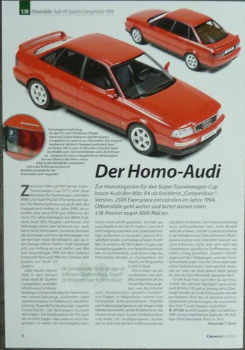 Audi quattro competition in - quattro,
