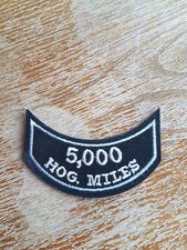 PATCH HOG Harley Owners Group NEU! Aufnäher Mileage Program 5000 HOG Miles