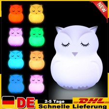 9 Farben Eule Nachtlicht für