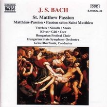 Passion selon saint matthieu - selon,