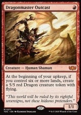 Magic/MTG Dragonmaster Outcast TDC-211 Mythic Englisch Neu