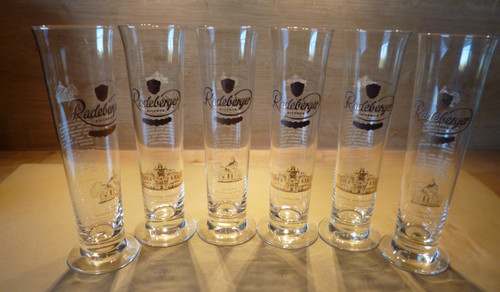 Radeberger biergläser st - biergläser, 6