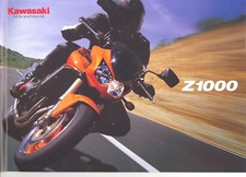 Kawasaki Prospekt  Z1000 Modell 2003 ohne Händlerstempel