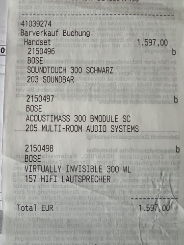 Bose sourround set - sourround, soundtouch