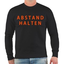 Sweatshirt Abstand halten in