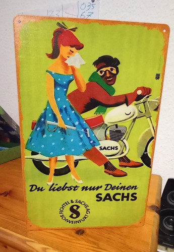 Blechschild alte fichtel - alte,