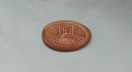 Eine quetschmünze - quetschmünze, ●