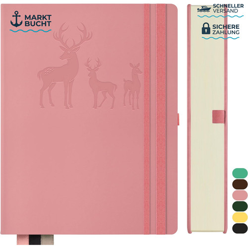 Notizbuch liniert hardcover - notizbuch,